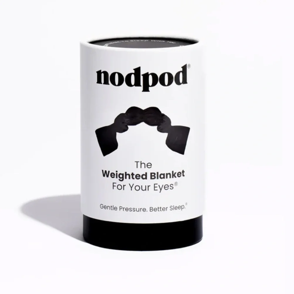 nodpod Black Weighted Eye Blanket